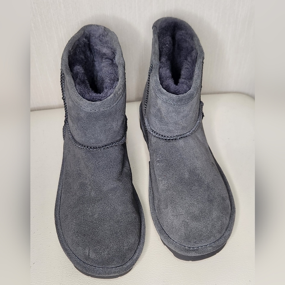 e&o winter boots for women size 8, gray